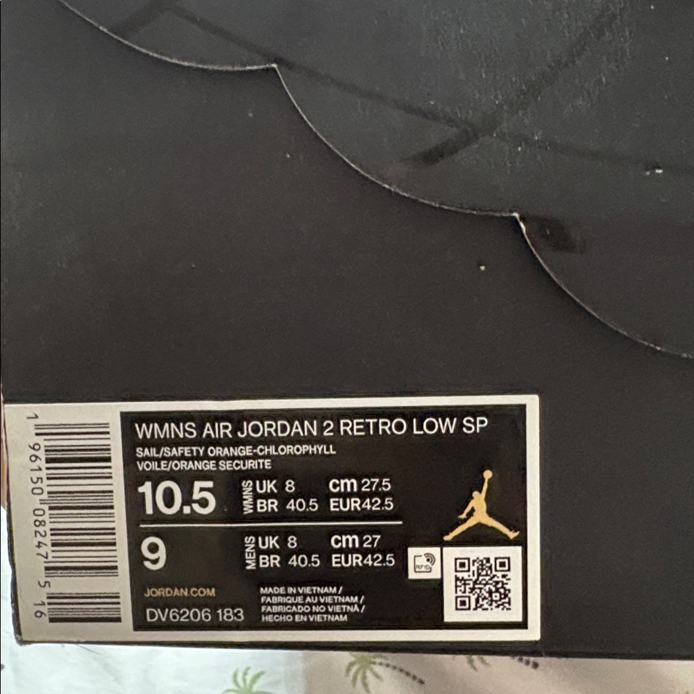 Jordan WMNS Air Jordan 2 Retro Low SP - Sail, Orange, Chlorophyll